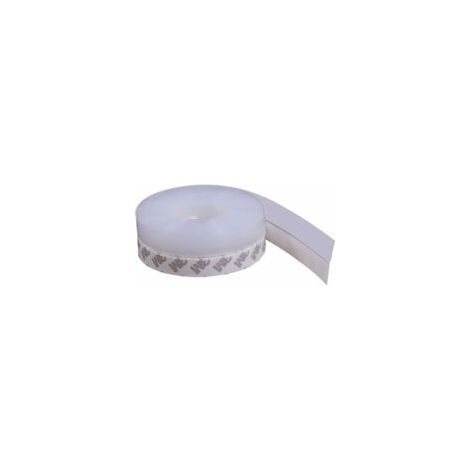 10 m x 35 mm Silikon-Dichtungsstreifen, selbstklebende Tür- und Fensterdichtung, transparente Türbodendichtung für Staub-, Wetter- und Schallschutz – 10 m – Crezuo