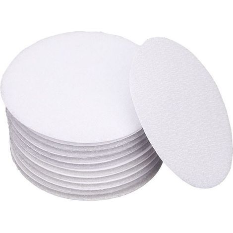 Scratch Autocollant Double Face, 20 Paire Bande Auto-Adhésif, Rectangle 6 x 4 cm, Rond 6 x 6 cm, Blanc (1/5)