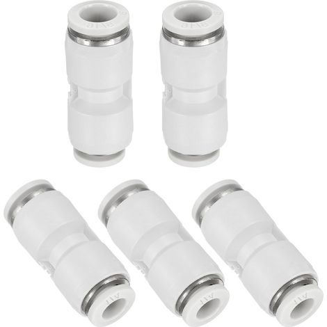 5 Pcs Raccord Rapide Pneumatique, Réducteur Droit 5/16 Pouce Vers 1/4 Pouce, Plastique PBT, Pour Système Hydraulique Et Eau (1/5)