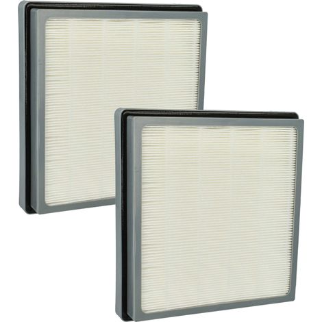 vhbw 2x filtro compatibile con Nilfisk CDB 3050, CDF 2010, CDF 2000, CDB 3060, CDB 3055 aspirapolvere - Filtro aria di scarico, grigio / bianco