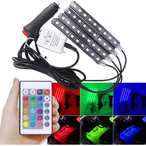 RGB 5050-9 Ambientebeleuchtung für den Fahrzeuginnenraum, LED-Siebenfarben-Modell (1-4)