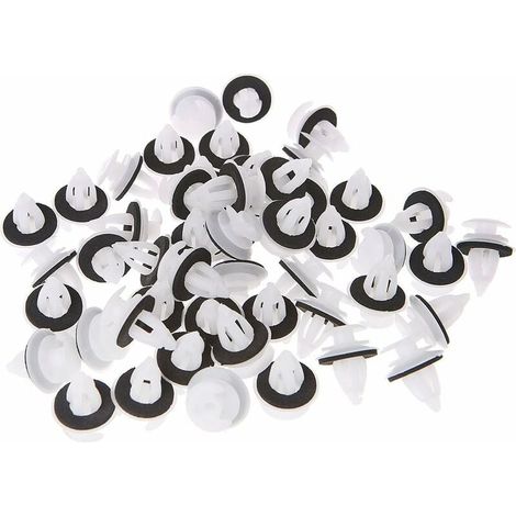 50Pcs Clips De Panneau De Porte De Voiture avec Bague D'étanchéité pour E34 E36 E38 E39 E46 M3 M5 Z3 X5 (1/5)