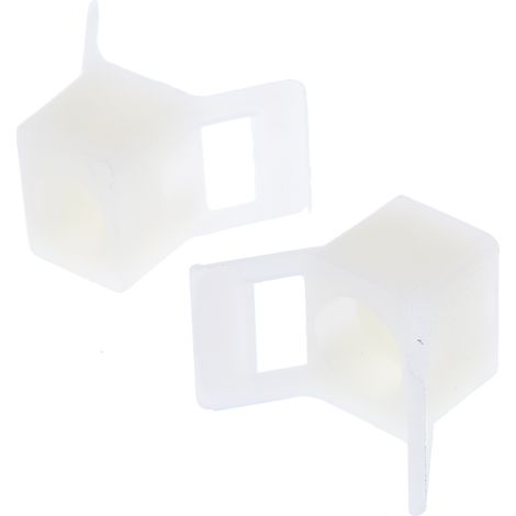Embase pour serre-câbles 23mm x 13,8 mm, Ø fixation 5.3mm ( Prix pour Sachet de 100 )