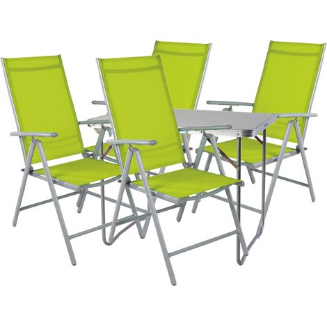 5-teiliges Campingmöbel Set 70x50x59cm-MMC330870+4xMMC5000GG (1/4)