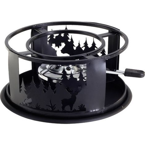 Réchaud à fondue en fer forgé 21cm - Nouvel - 401665
