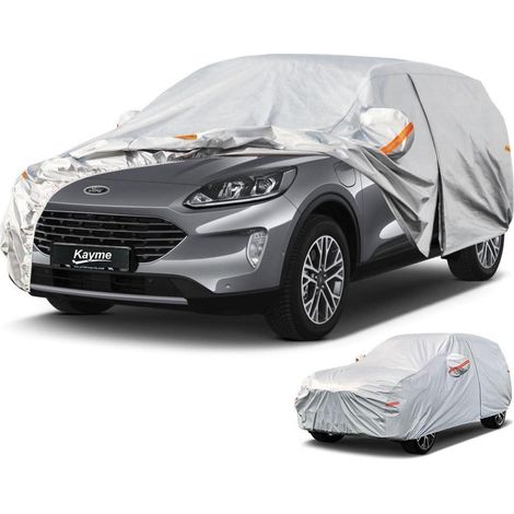 Bâche auto imperméable respirante 6 couches pour Ford Kuga (2019-2025) argentée (1/5)