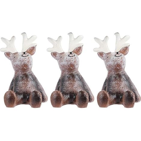 Lot de 3 éléments de Noël, organisateur de câble d'alimentation sans trace, pendentif orignal avec crochet, décoration de Noël
