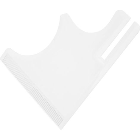 Guide de Forme Barbe - Styliseur de Contour et Ligne de Cou en Blanc