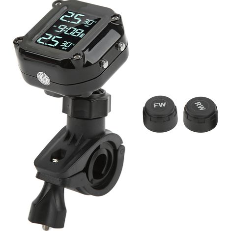 Système de surveillance de la pression des pneus de moto avec deux capteurs, chargement USB, écran LCD, étanchéité IP67 pour une conduite en toute sécurité (1/5)