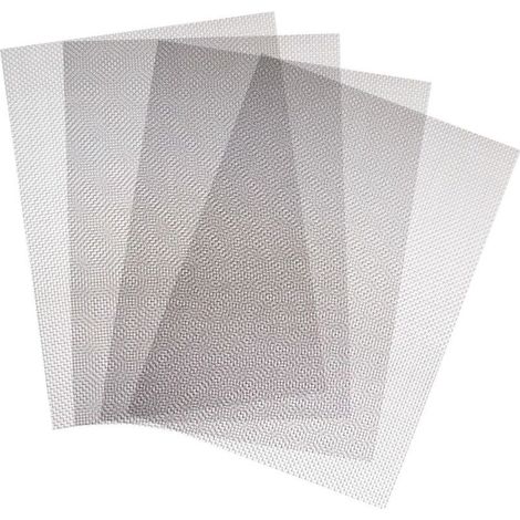 Grillage Fine Maille Inox Tissu de Treillis Métallique 1mm Pour Porte Fenêtre Anti Rongeur Insecte Serpent 300 x 210mm 4 Pièces (1/5)
