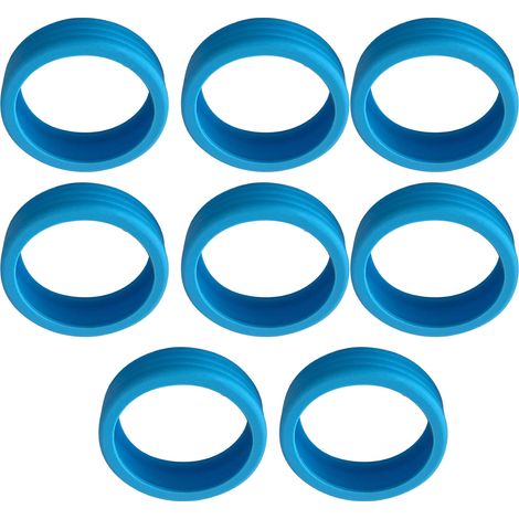 Couvercles Silicone de Protection pour Roues de Valises 8PCS Housse Antigriffes Antichocs Anti-bruit Bleu (1/5)