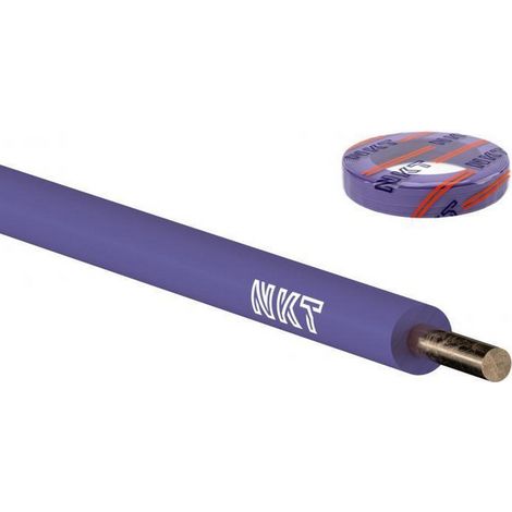 H07V-U (DY) 1,5 lila Installationskabel 450/750V /100m/
