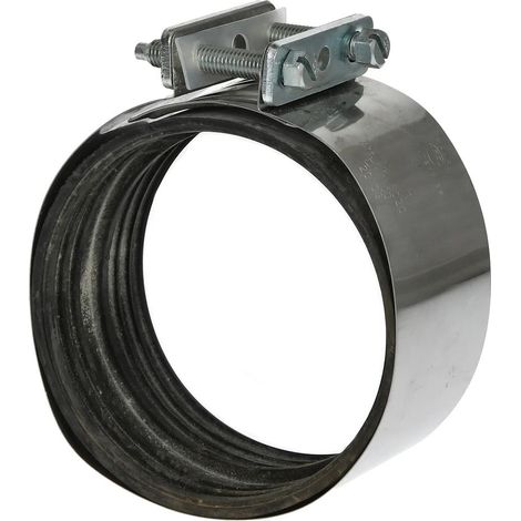 Collier d'étanchéité en inox pour tubes d'un diamètre de 120 à 131 mm