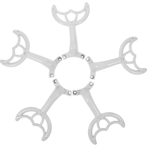 5 Stück Lüfterlagerstange aus Metallarme für Deckenventilatorflügel Weiße mit Kompatibilität und ... (1/5)