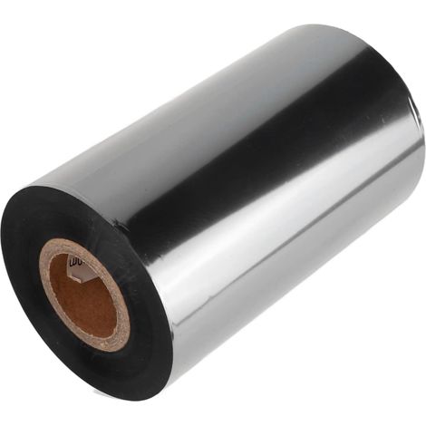 110 mm x 300 m Wax-Based Thermal Transfer Ribbon with Adhesive, Industrial Grade Scratch-Resistant TTR Wax Ribbons, for Barcode Printers, Label Printers (1/5)
