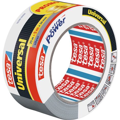 Tesa UNIVERSAL Gewebeband grau 50 mm x 30 Meter