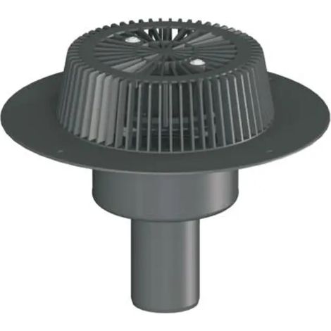 DALLMER Desagüe de tejado SuperDrain 62 FPO-PP, DN 70, 671103