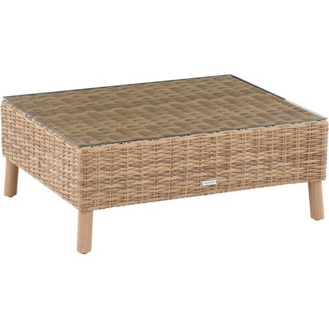 Table basse de jardin Moorea 72x36x90cm savana - Hespéride (1/5)