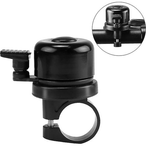 Sonnette de vélo compatible Apple Airtag  Support intégré  Antivol  Diamètre : 22 mm