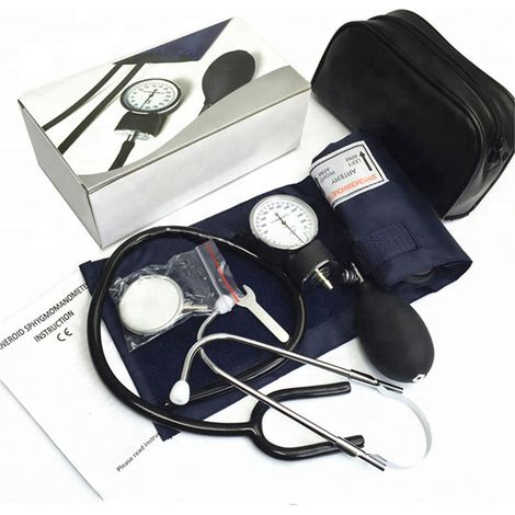 Kit de Tensiomètre Manuel Professionnel avec Stéthoscope pour Mesure Précise de la Pression Artérielle (1/5)
