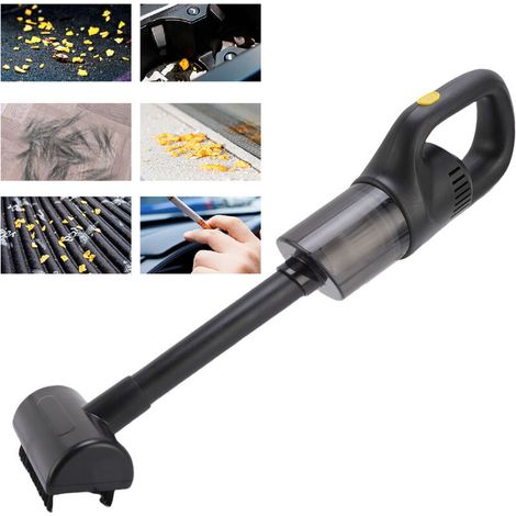 Kabelloser, handlicher Autostaubsauger mit starker Saugkraft, geringem Gewicht, wiederaufladbar und ausgestattet mit einem 1800-mAh-Akku für Nass- und Trockenreinigung. (1/5)