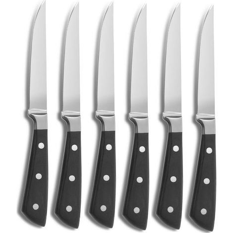 Comas Mont Blanc set 6 coltello bistecca Inox manico Acrilico