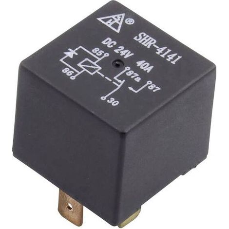 Relais automobile SHR-4141 SHR-12VDC-F-C 5pin 1433307 12 V/DC 40 A 1 inverseur (RT) 1 pc(s) S494421 (1/2)