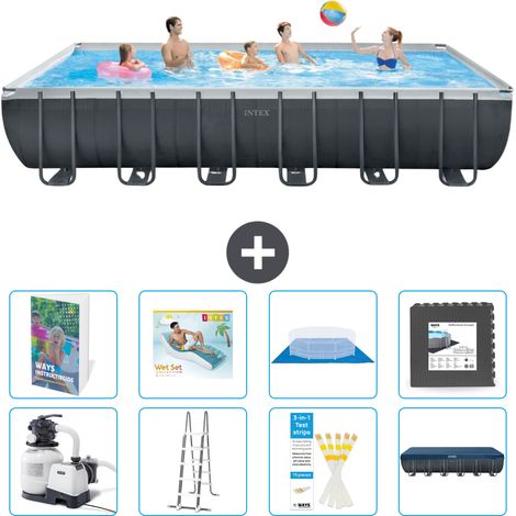 Ultra XTR Pool Rechteckig - 732x366x132 cm - 9-teilig S533