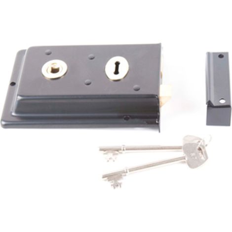 Fluted Edge Rim Lock 150mm x 100mm - Box of 10