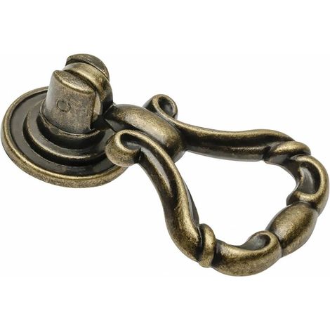 BL MANIGLIA RJM 0128 33X55 MM ANTICATO