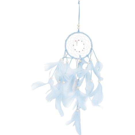 Dream Catcher Wall Hanging Dreamcatcher Pendant for Living Room Bedroom Dormitory WeddingBlue