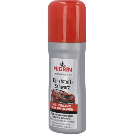 Nigrin Performance Kunststoff-Schwarz 75ml Autopflege