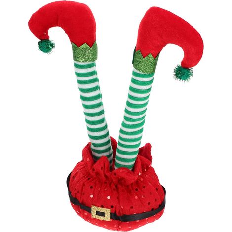 Elegante Weihnachtsbeine als Tischdekoration für Festtafel, Weihnachtsbaum und Zuhause – Geschenkidee für Familie und Freunde