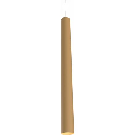 LUMICOM ROND Sospensione, 1X GU10, max 42W, metallo, anodic gold, H.60cm