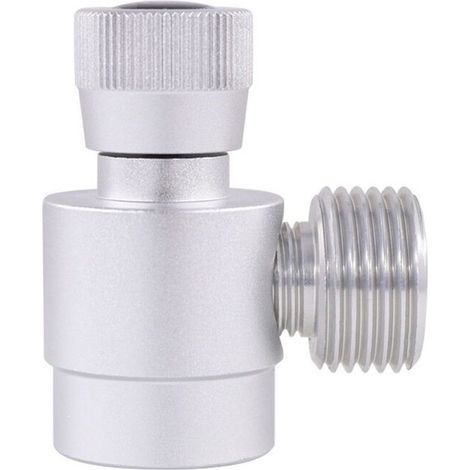 Adaptateur de Recharge de Bouteille de CO2, RéGulateur de Bouteille de Gaz Fait Maison, Adaptateur M10X1 à W21.8-14 pour Argon, CO2, Gaz MéLangé, (1/4)