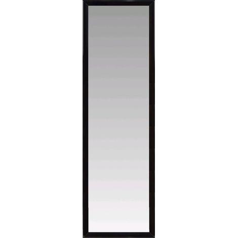 Specchiera decorativa Specchio da Parete Moderno con Cornice Nera 30x130 cm Duccio (1/5)