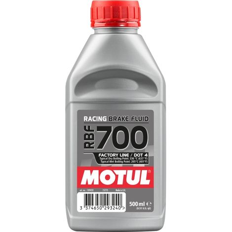LÍQUIDO DE FRENOS MOTUL RACING RBF 700 FACTORY LINE 0,5 L (SINTÉTICO)