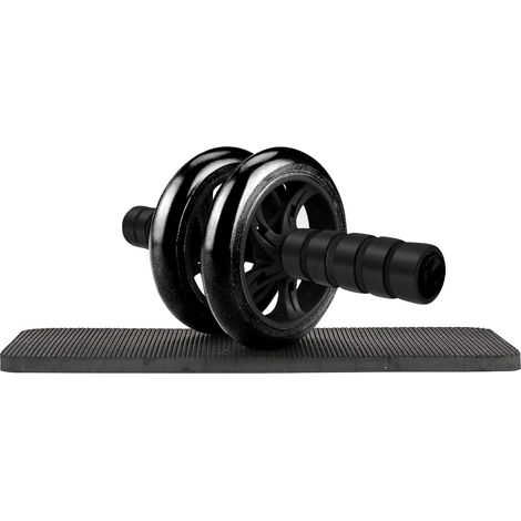 Roue Abdominale Double avec Tapis de Fitness, Appareil Abdominaux, Entraînement Efficace des Abdos à la Maison et à la Salle de Sport pour Hommes et Femmes (1/5)