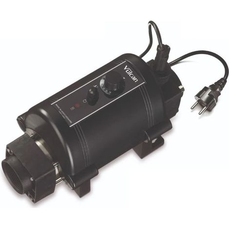 Réchauffeur piscine et spa 3 kW – Pour spas et piscines jusqu'à 25 m³ – Raccordement Plug and Play – Résistances en titane – Elecro Engineering