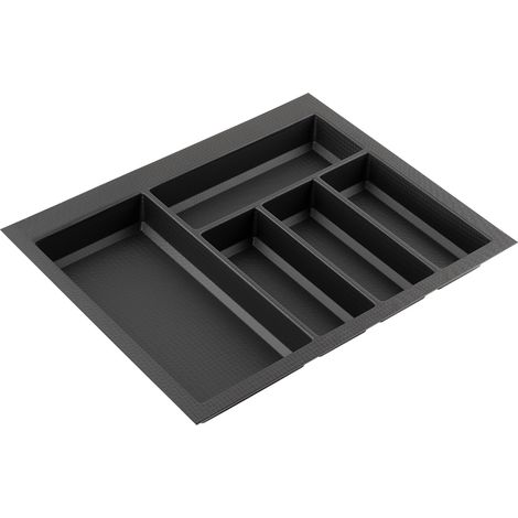 Classico Kristall softTouch Besteckkasten 522x424mm schwarz SANS MARQUE