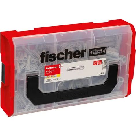 Fischer SX Plus Set mit 210 transparenten Dübel (1/3)