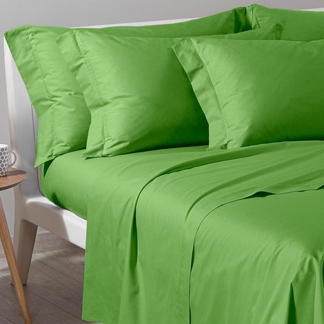 Parure de lit avec Housse de Couette 100% Coton – 2 Taies d’Oreiller 50x80 cm, Linge de Lit Confortable et Elégant - Housses de Couettes Pour 1 Personne ou 2 Personnes (1/5)