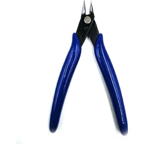 3 pièces de 170 pince coupante bleu foncé pince diagonale buse en plastique mini pince coupante manuelle électronique pince coupante Ruyi (1/4)