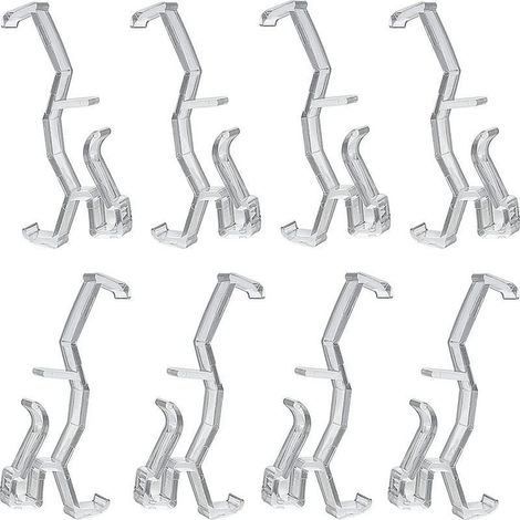 8 stores vénitiens, panneaux décoratifs de 6,35 cm (2,5 pouces), accessoires pour rideaux (1/5)