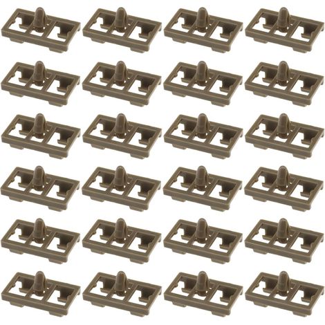 30pcs Clips de Joint Coupe-Froid de Porte Inférieure Compatible avec X5 E53 51337052945 Clips de Montage Garniture de Joint de Porte Automobile en Plastique Attaches (1/5)