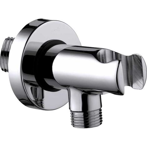 Supporto Doccia Bossini Duplex Girevole Rotondo Cromo  C12000000030003 Cromo