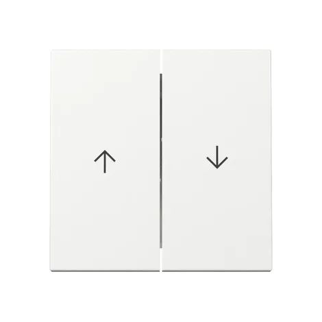 Gira Bilanciere 2f Freccia System 55 Bianco puro [329403], 3294 03