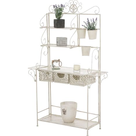 Scaffale Porta Piante extra-large Shine crema antica (1/5)