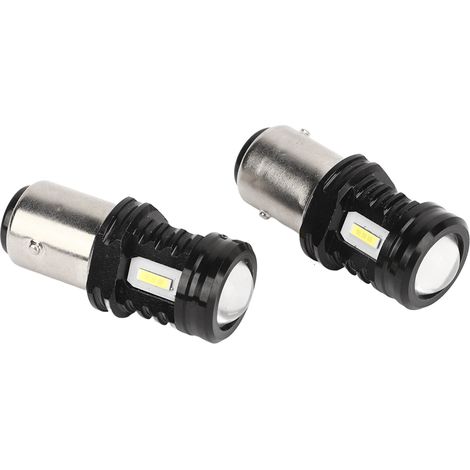 1 paire d'ampoules LED 1157 pour feux stop, 120 W, 3 000 lm, BAY15D, feux de jour pour voiture, SUV, camion, camping-car, lumière blanche / 6 000 K (1/5)