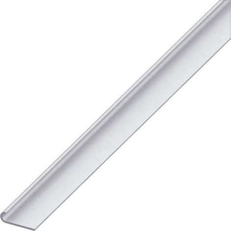Alfer Profilo Per Bordi Unghietta Alluminio Argento Satinato Mm. 18X5,8X1 Mt. 1 - 5 Pz